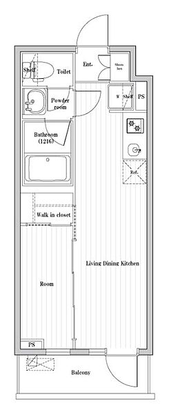 四谷三丁目ステーションレジデンス 206｜東京都新宿区左門町(賃貸マンション1LDK・1階・26.52㎡)の写真 その2