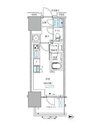 江東区大島4丁目マンション ワンルームの間取図画像