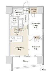 BLESS亀戸 2LDKの間取図画像