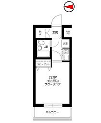 ライオンズマンション錦糸町第8 1Kの間取図画像