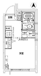 江東区千田マンション ワンルームの間取図画像