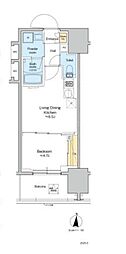 墨田区緑4丁目マンション 1LDKの間取図画像