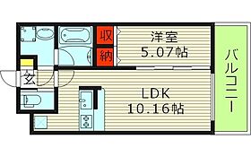 プレジオ城東中央  ｜ 大阪府大阪市城東区中央３丁目（賃貸マンション1LDK・6階・34.20㎡） その2