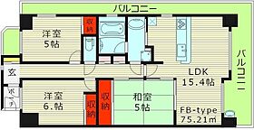 レジディア都島2  ｜ 大阪府大阪市都島区毛馬町２丁目（賃貸マンション3LDK・4階・75.19㎡） その2