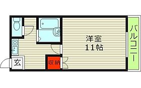 サンハイツ中宮  ｜ 大阪府大阪市旭区中宮４丁目（賃貸マンション1K・3階・25.00㎡） その2