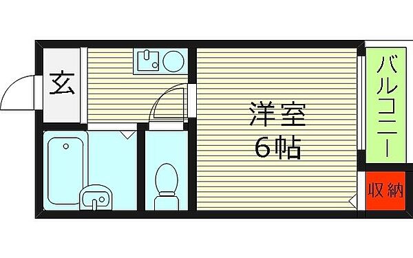 リバティ京橋 ｜大阪府大阪市城東区鴫野西３丁目(賃貸マンション1K・2階・17.10㎡)の写真 その2