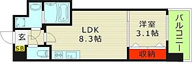 ミラージュパレス都島本通  ｜ 大阪府大阪市都島区都島本通３丁目（賃貸マンション1LDK・4階・29.00㎡） その2