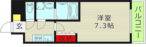 GROOVE今福鶴見 1003｜大阪府大阪市鶴見区緑１丁目(賃貸マンション1K・10階・23.85㎡)の写真 その2