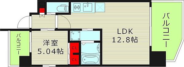 プレジオ森之宮 ｜大阪府大阪市東成区中道３丁目(賃貸マンション1LDK・7階・39.71㎡)の写真 その2