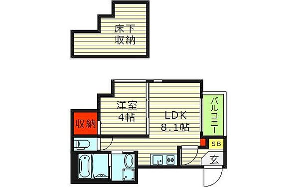 ハーモニーテラス森ノ宮 ｜大阪府大阪市東成区中道２丁目(賃貸アパート1LDK・1階・31.64㎡)の写真 その2