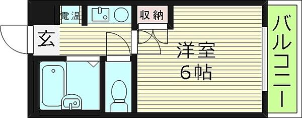 エムロード蒲生 ｜大阪府大阪市城東区今福西３丁目(賃貸マンション1K・7階・17.00㎡)の写真 その2