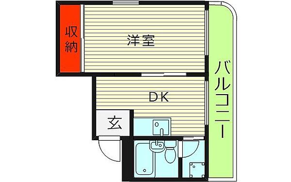 サンビラ大手前 ｜大阪府大阪市中央区平野町１丁目(賃貸マンション1DK・7階・30.49㎡)の写真 その2