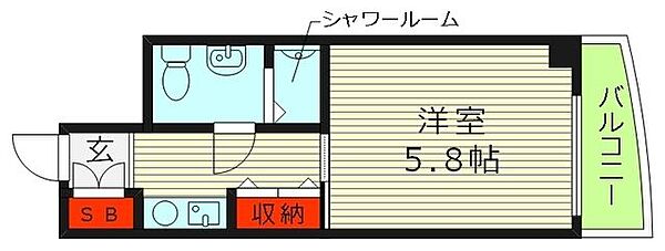 フィオーレ都島北 ｜大阪府大阪市都島区都島北通１丁目(賃貸マンション1R・9階・18.33㎡)の写真 その2