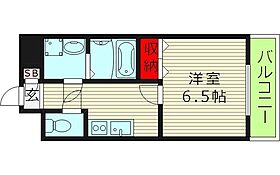 大阪府東大阪市高井田西６丁目（賃貸マンション1K・5階・27.60㎡） その2