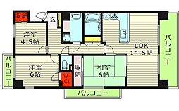 パードレ関目 3LDKの間取図画像