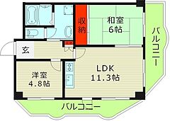 物件の間取り