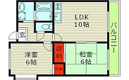 パラドリーム・IB 2LDKの間取図画像