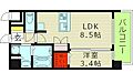 プレリス鶴見緑地グランガーデリア6階8.4万円