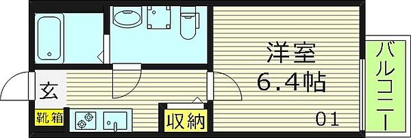 エスタージュ野江 ｜大阪府大阪市都島区内代町２丁目(賃貸アパート1K・2階・23.00㎡)の写真 その2