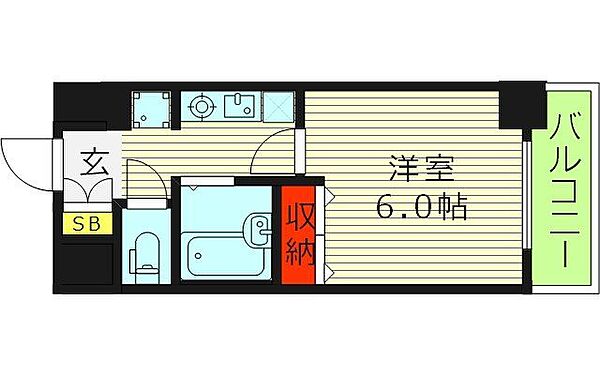 エスリード深江橋 ｜大阪府大阪市東成区深江北２丁目(賃貸マンション1K・9階・20.88㎡)の写真 その1