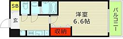 プレサンス大阪都島エレナード 1Kの間取図画像