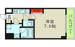 PARKCUBE 1Kの間取図画像