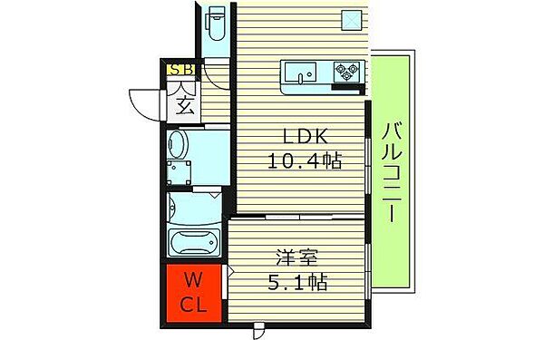 マノワール今里 ｜大阪府大阪市東成区大今里１丁目(賃貸アパート1LDK・2階・37.83㎡)の写真 その2