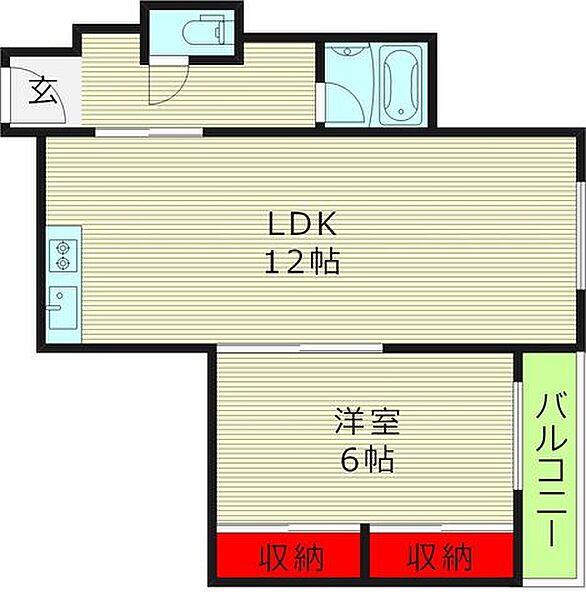 グレイスフルハイム大和 ｜大阪府大阪市旭区今市１丁目(賃貸マンション1LDK・2階・32.00㎡)の写真 その2