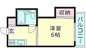 大阪府大阪市旭区清水２丁目（賃貸マンション1K・4階・18.00㎡） その2