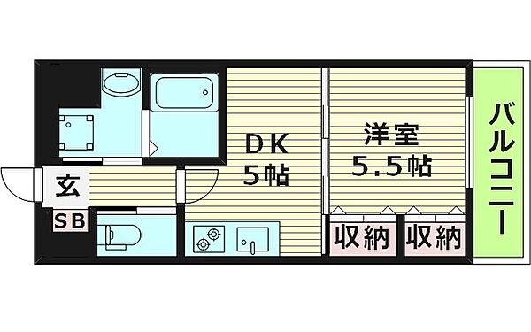 CITYSPIRE鶴見(旧セントアミー鶴見) ｜大阪府大阪市鶴見区鶴見５丁目(賃貸マンション1DK・4階・28.22㎡)の写真 その2