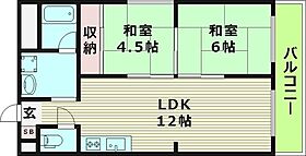 新栄プロパティー千林2  ｜ 大阪府大阪市旭区今市１丁目（賃貸マンション2LDK・2階・48.84㎡） その2