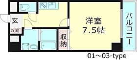 Canal天満橋（キャナル）  ｜ 大阪府大阪市都島区片町１丁目（賃貸マンション1K・5階・27.36㎡） その2