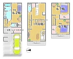 物件画像 西ノ京区中御門東町 建築条件付売り土地