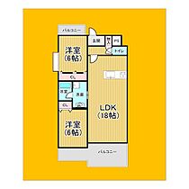 愛知県名古屋市瑞穂区八勝通2丁目24-1（賃貸マンション2LDK・8階・65.00㎡） その2