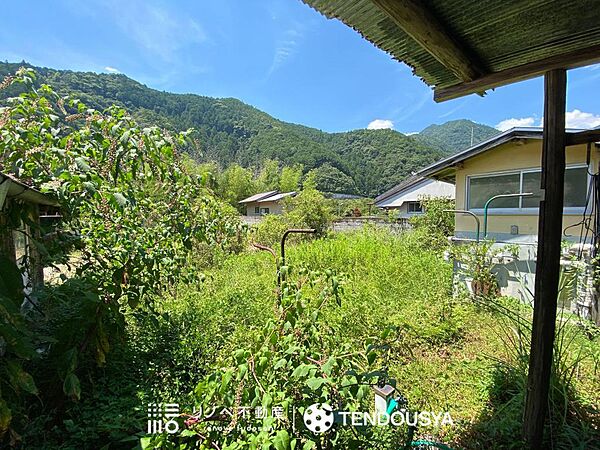 Beautiful mountainous landscape with colorful sky