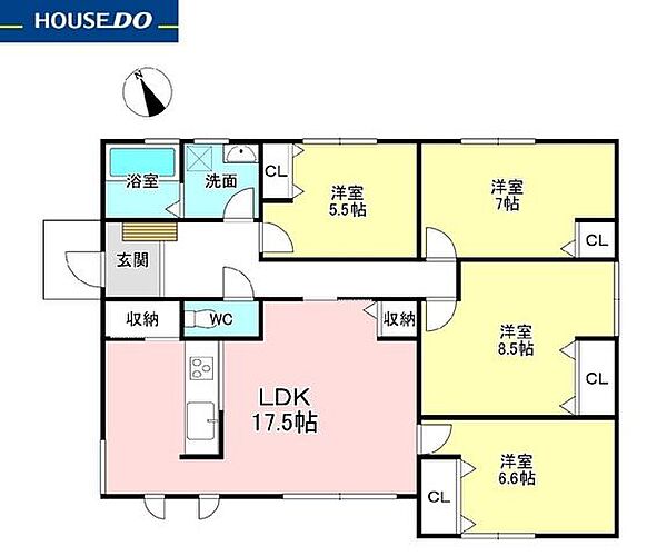 間取りを拡大表示