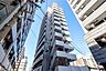 外観：アドバンス難波ラシュレの外観（南側から）