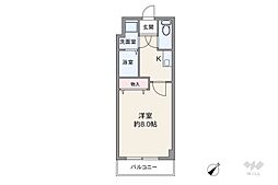 Fr.imp大阪城東 1Kの間取図画像