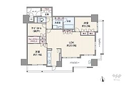 間取図画像 2SLDK