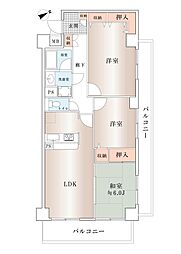 コスモ市原青葉台 3LDKの間取図画像
