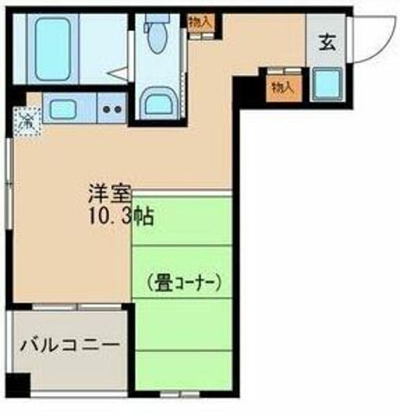 錦糸町インターナショナルレジデンス 401｜東京都墨田区亀沢4丁目(賃貸マンション1R・4階・26.18㎡)の写真 その2