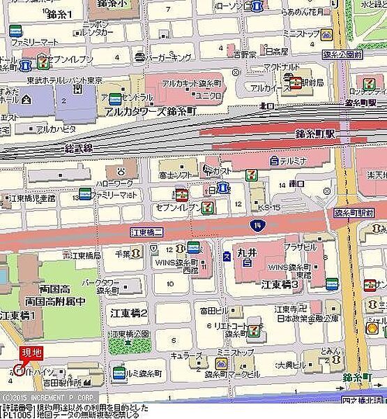 メゾンドール錦糸町ツイン ｜東京都墨田区江東橋1丁目(賃貸マンション1K・3階・18.39㎡)の写真 その3