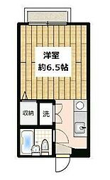 上目黒スポット 1Kの間取図画像