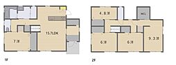 土佐市用石　中古住宅 5SLDKの間取り