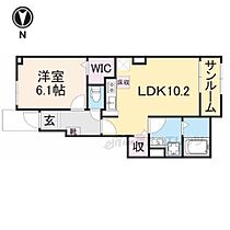 奈良県生駒市壱分町（賃貸アパート1LDK・1階・44.02㎡） その2