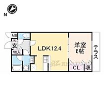 フジパレス藤が尾 108 ｜ 大阪府交野市藤が尾４丁目（賃貸アパート1LDK・1階・42.75㎡） その2