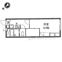 大阪府交野市郡津４丁目（賃貸アパート1K・1階・22.35㎡） その2