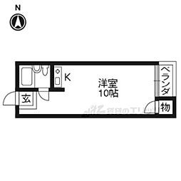 コンフォート津田 ワンルームの間取図画像