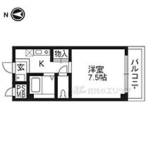 大阪府枚方市津田元町１丁目（賃貸マンション1K・3階・25.00㎡） その2