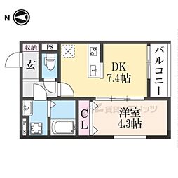 間取図画像 1DK